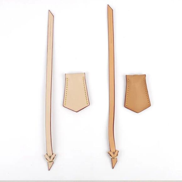 Leather Tag -Vachetta GENIUNE DECORATIVE LEATHER TAG - Picture 3 of 4